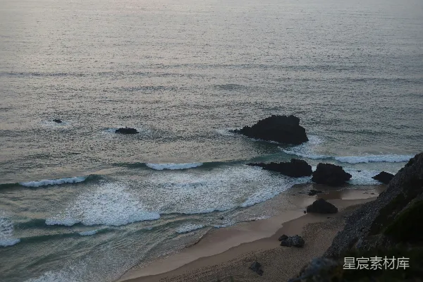 高清摄影 悬崖上的海景