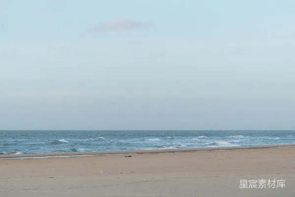 高清摄影 波涛汹涌的海滩