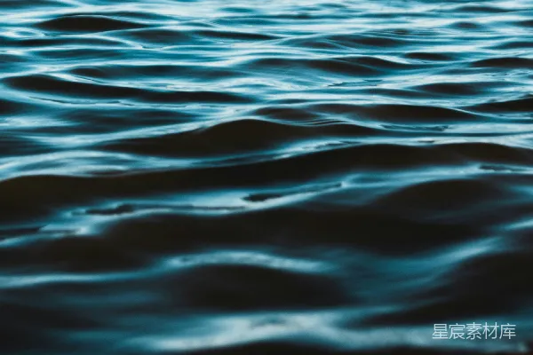 高清摄影 平静海浪水