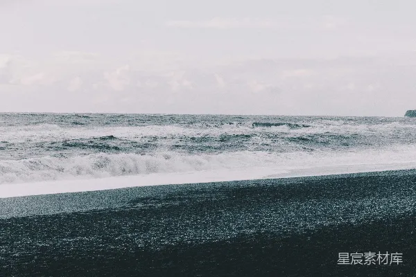 高清摄影 海景的灰度摄影