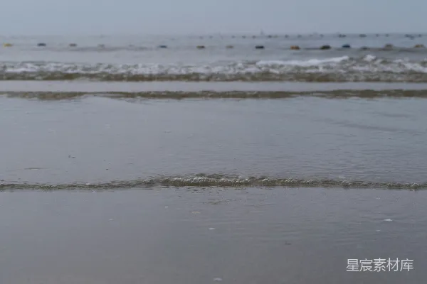 高清摄影 海滩上的波浪