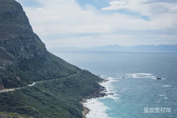高清摄影 海边山景的美景