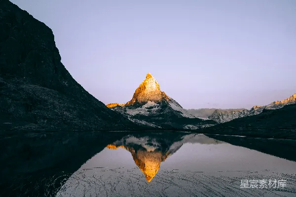 高清摄影 白天山水白云下的景象