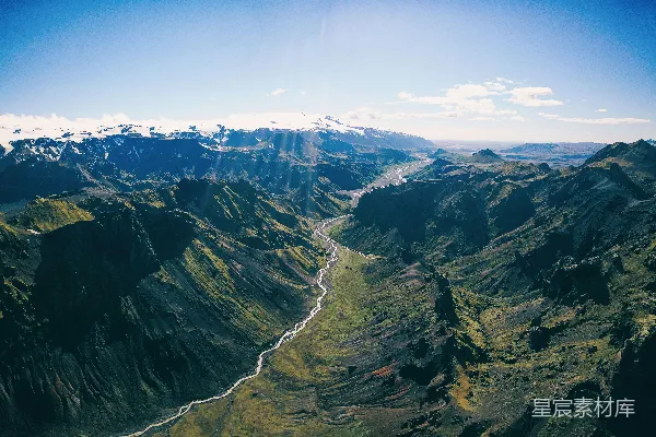 高清摄影 山的 aerial 拍摄