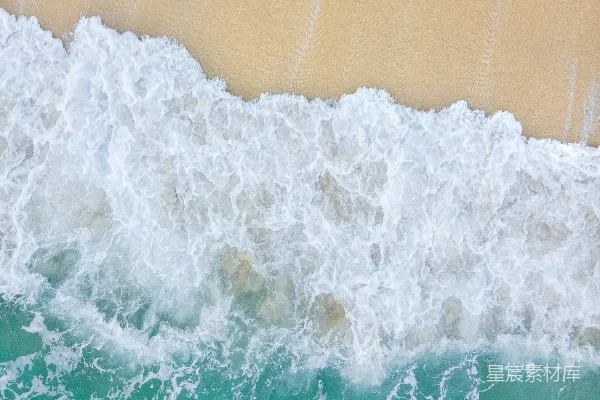 高清摄影 白绿海浪