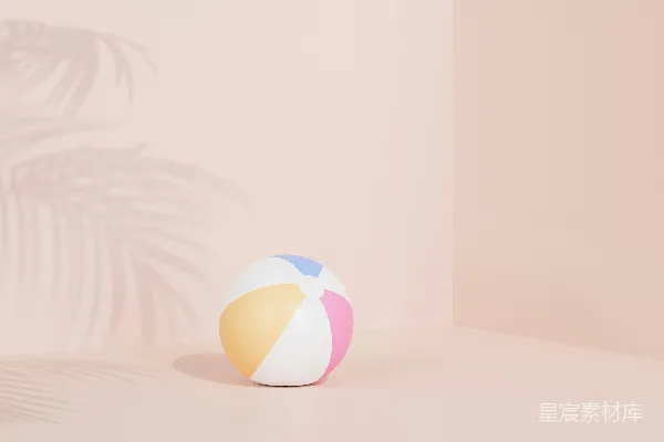高清摄影 白黄蓝球