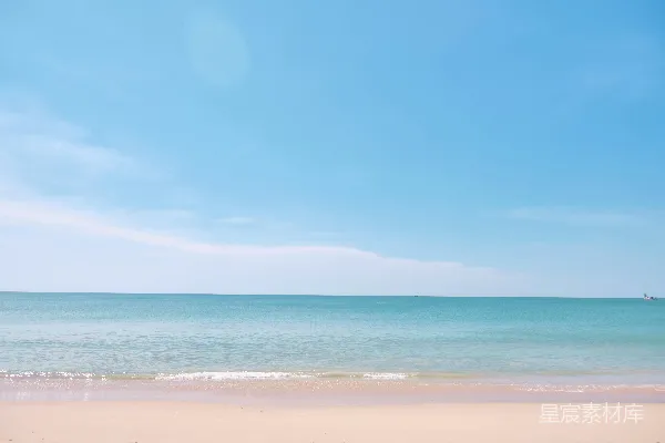 高清摄影 海滩上看海景