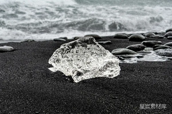 高清摄影 海滩上的石头