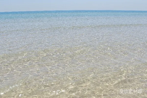 高清摄影 海滩上看海景