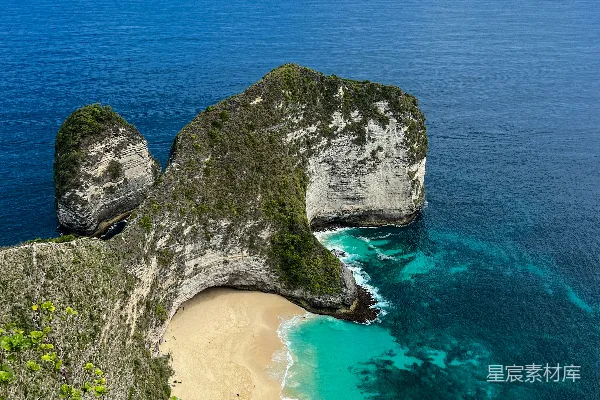 高清摄影 悬崖顶部的海景