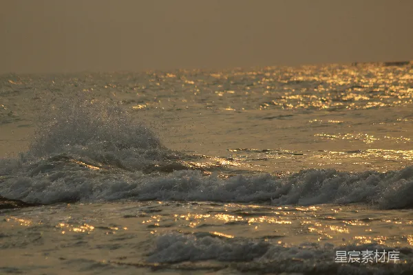 高清摄影 海滩上的波浪