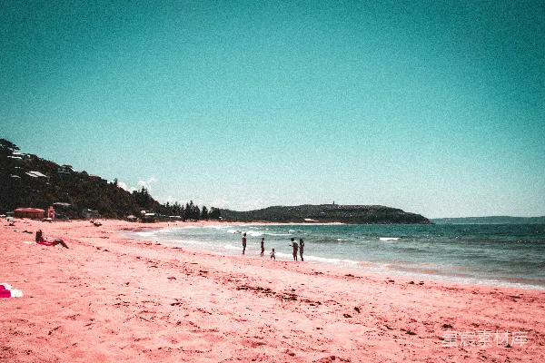 高清摄影 海滩上的人们在白天。