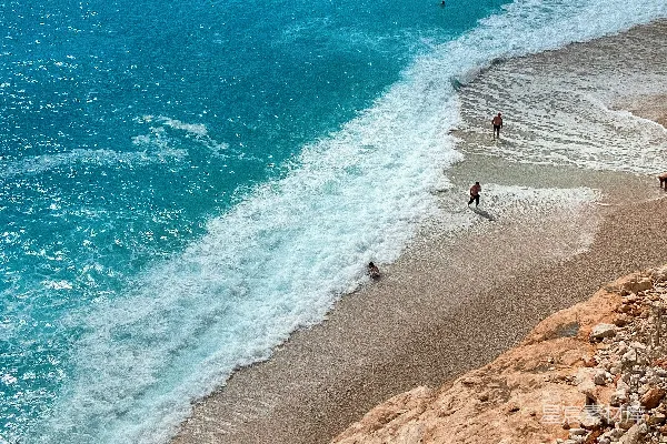 高清摄影 海滩上的人们
