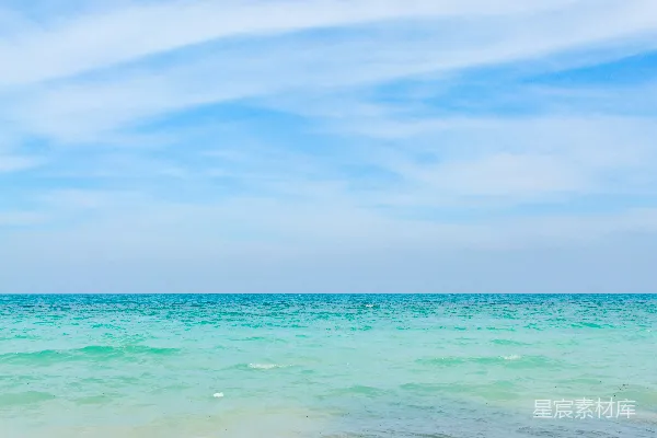 高清摄影 海滩上看海景
