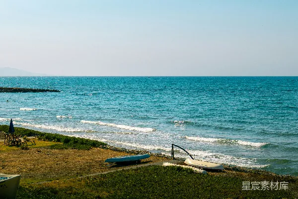 高清摄影 山顶眺望的海景
