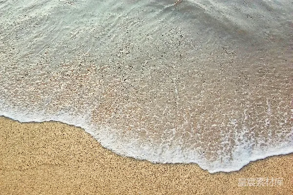 高清摄影 含有沙的水域