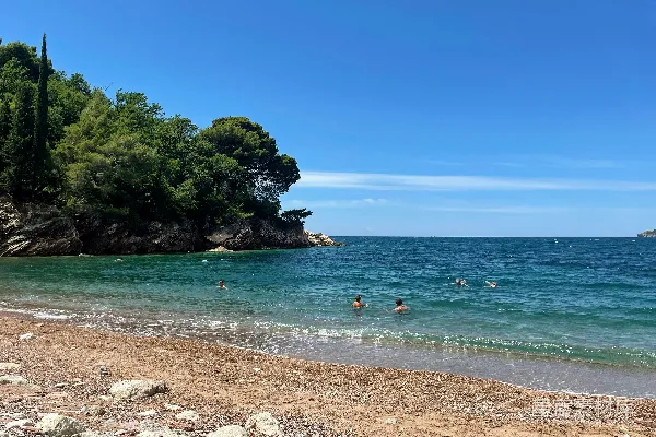 高清摄影 海滩上的人在白天