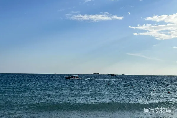 高清摄影 海滩上看海景