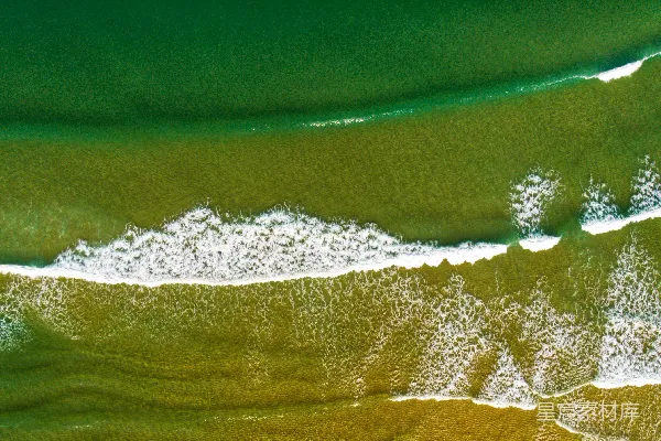 高清摄影 海面上的 aerial 视角