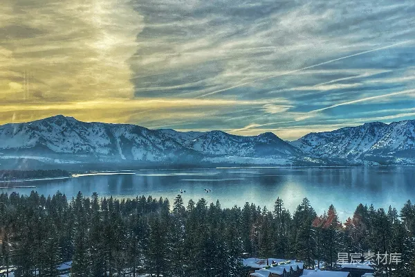 高清摄影 湖光山色的美景