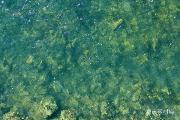高清摄影 白天波纹起伏的水面