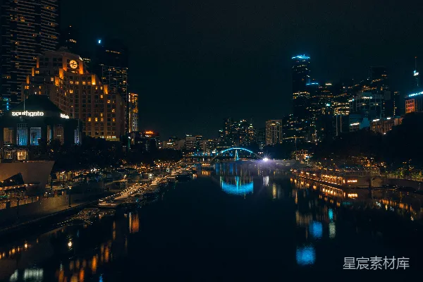 高清摄影 城市夜景 skyline