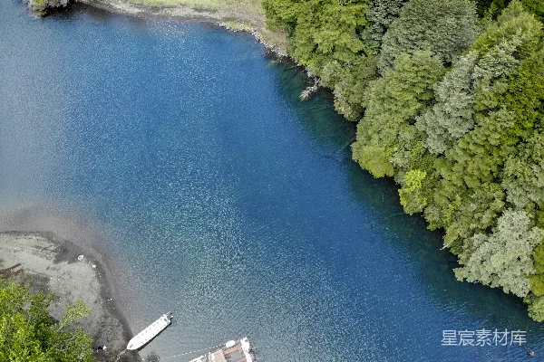 高清摄影 河港的 aerial 视角