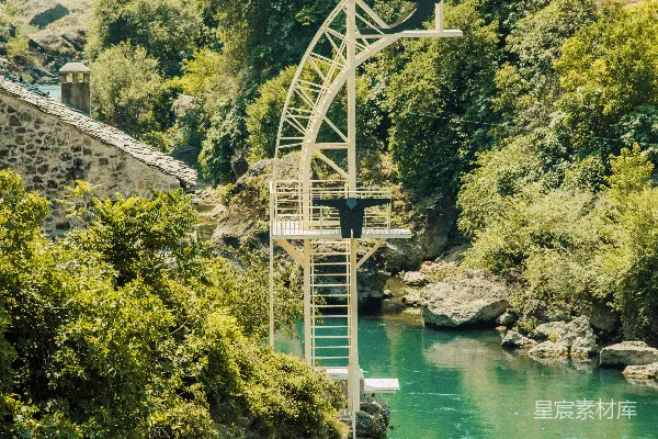 高清摄影 河上的桥梁