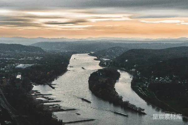 高清摄影 白天的城市俯视景象