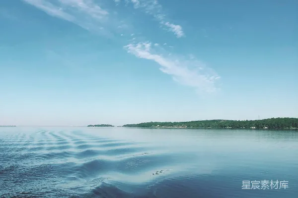 高清摄影 蓝海蓝天白日间