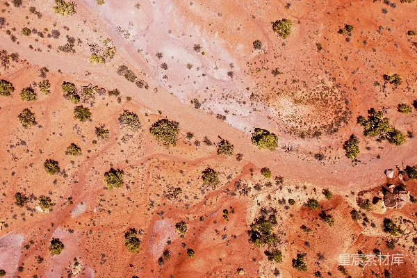 高清摄影 一片土地上空的俯瞰图，有树木