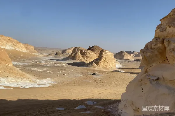 高清摄影 远处沙漠的一处风景
