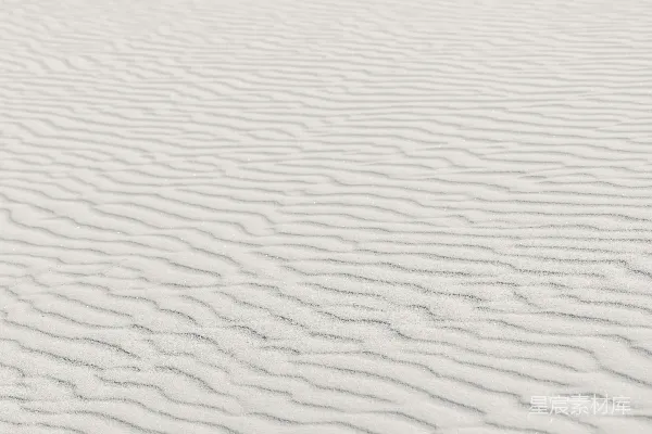 高清摄影 波浪状的白色沙丘在浅蓝色的天空下