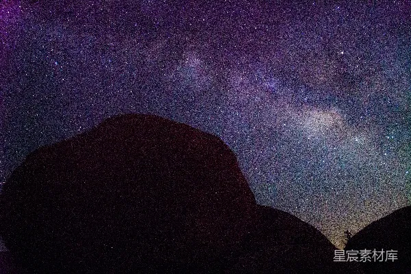 高清摄影 夜晚山的轮廓