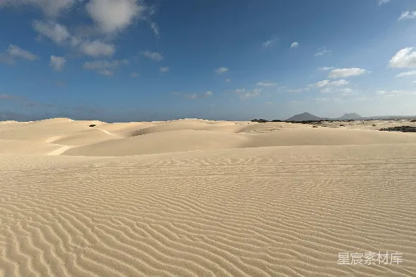 高清摄影 沙漠中一片广阔的沙地