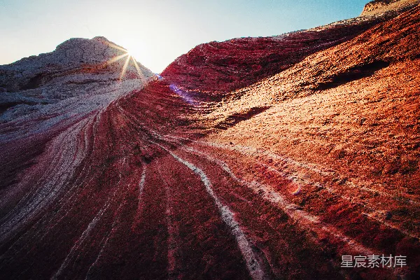 高清摄影 山路上的路