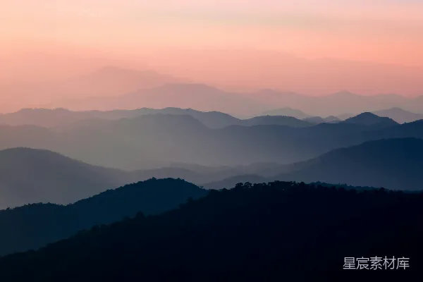 高清摄影 山间的风景照片