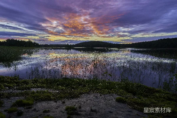 高清摄影 夕阳绘画