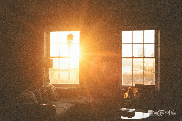 高清摄影 布艺沙发椅置于室内