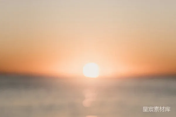 高清摄影 夕阳下的水域