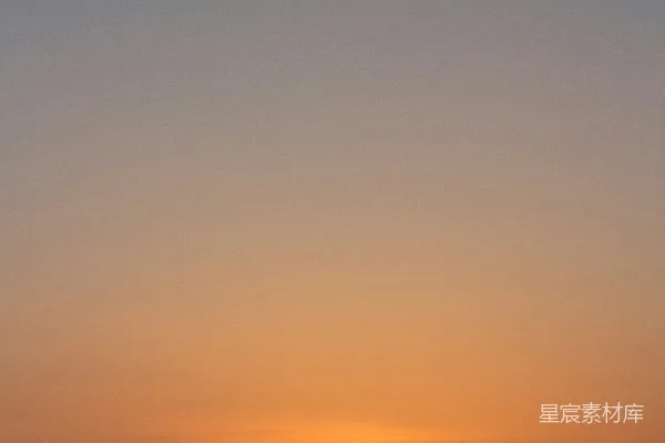 高清摄影 夕阳下山的轮廓