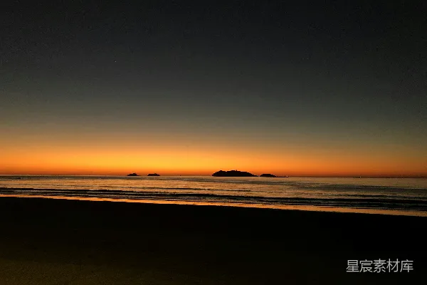 高清摄影 傍晚山影