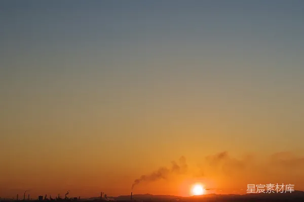 高清摄影 夕阳下的水域