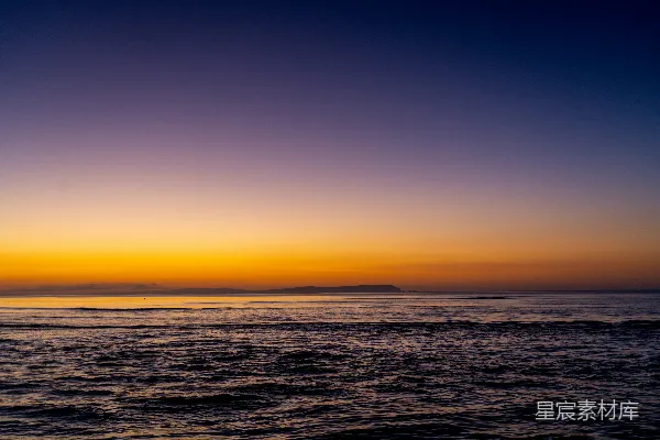 高清摄影 夕阳下的水域