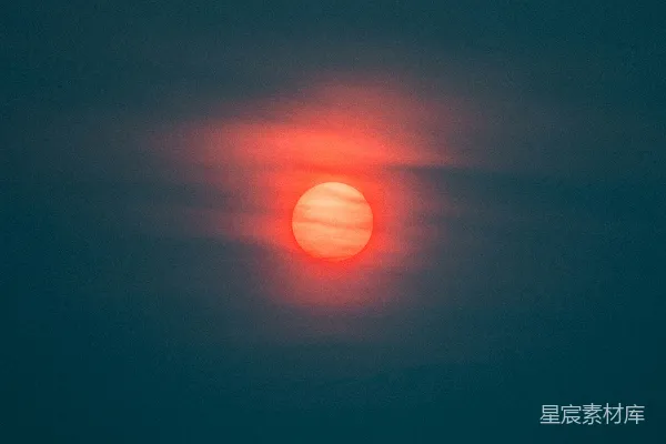 高清摄影 橙黄的太阳