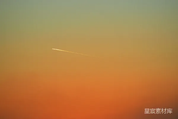 高清摄影 地平线上的夕阳