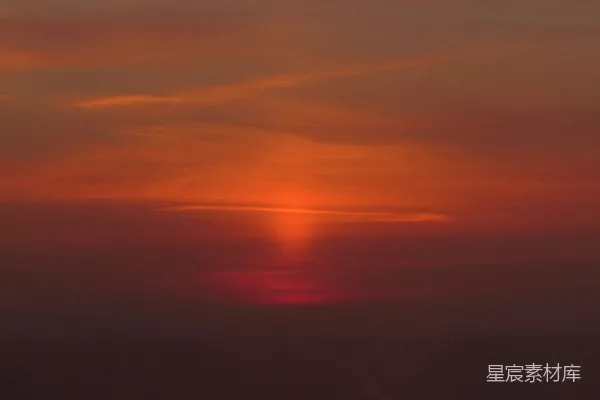 高清摄影 夕阳时的天空