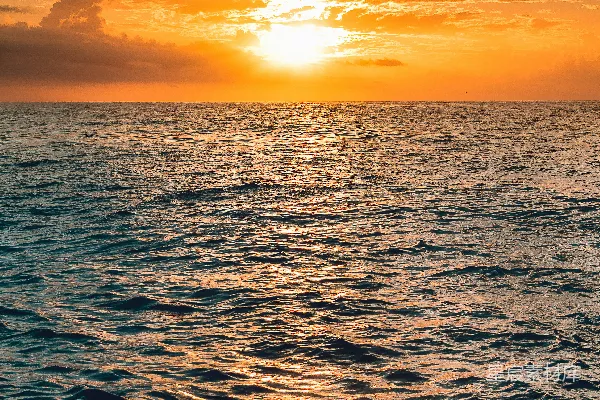 高清摄影 蓝天下的海