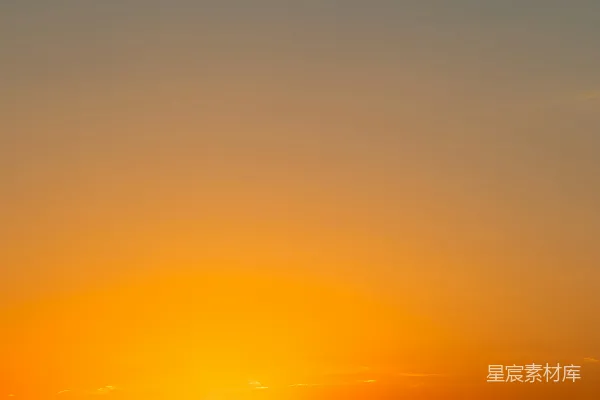 高清摄影 夕阳落下地平线