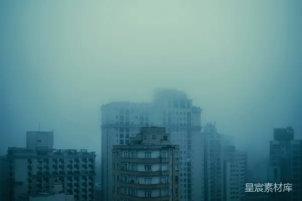 高清摄影 城市中心的一座高大建筑